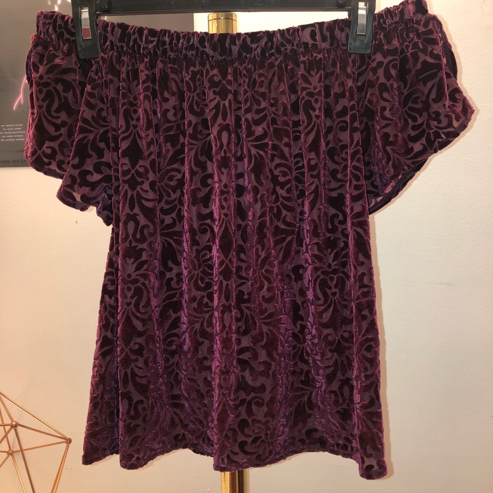 Hollister Off The Shoulder Shirt